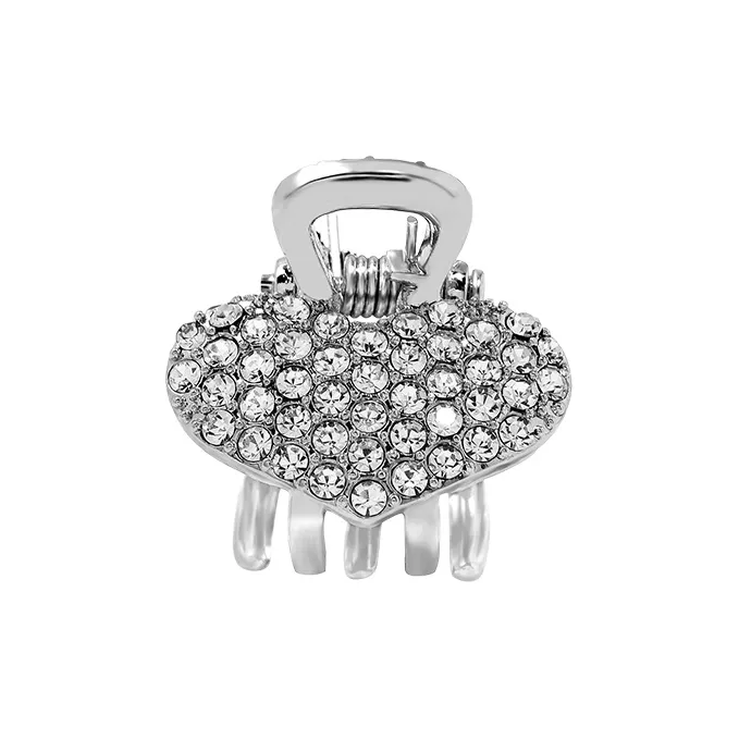 ROYALSASA Alloy Faux Crystal Hair Clips Women's-0