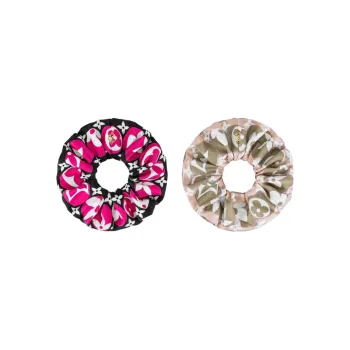 LOUIS VUITTON Monogram Marbles Scrunchy Set