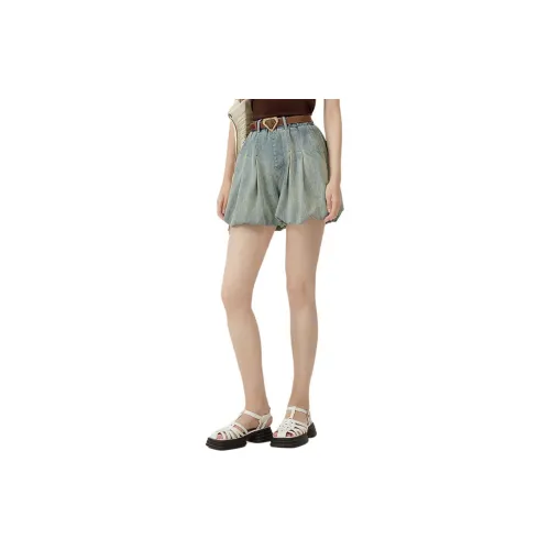 AIVEI Denim Shorts Women's Glacier Blue/3200