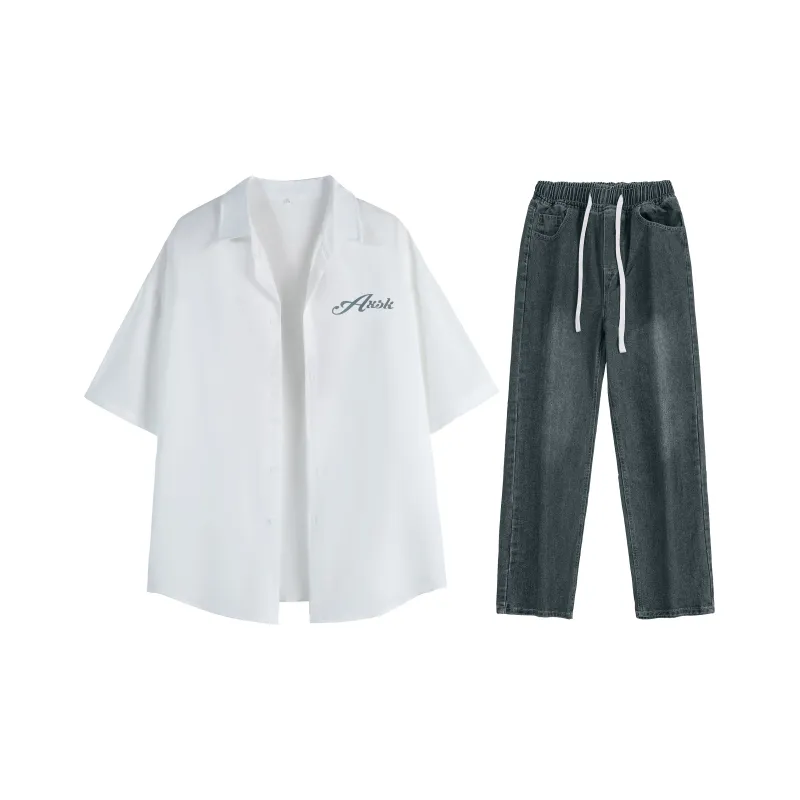 A.X.S.K Shirt Matching Set Unisex-50