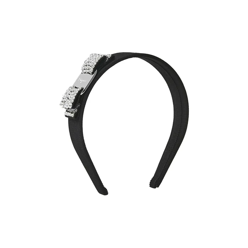 Ferragamo Bow Embellished Hair Band-0