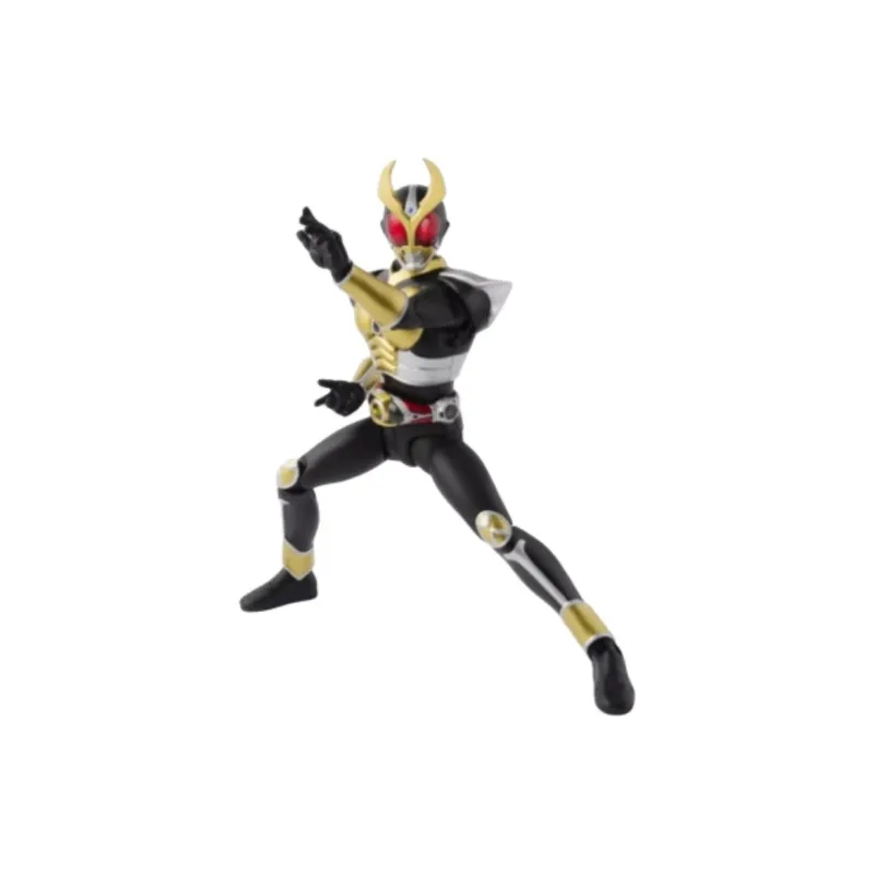 BANDAI SHF Soul Limited PB Limited Real Bone Carving Kamen Rider Agito Trinity+Earthy Shape Set Action Figures 14.5cm-2