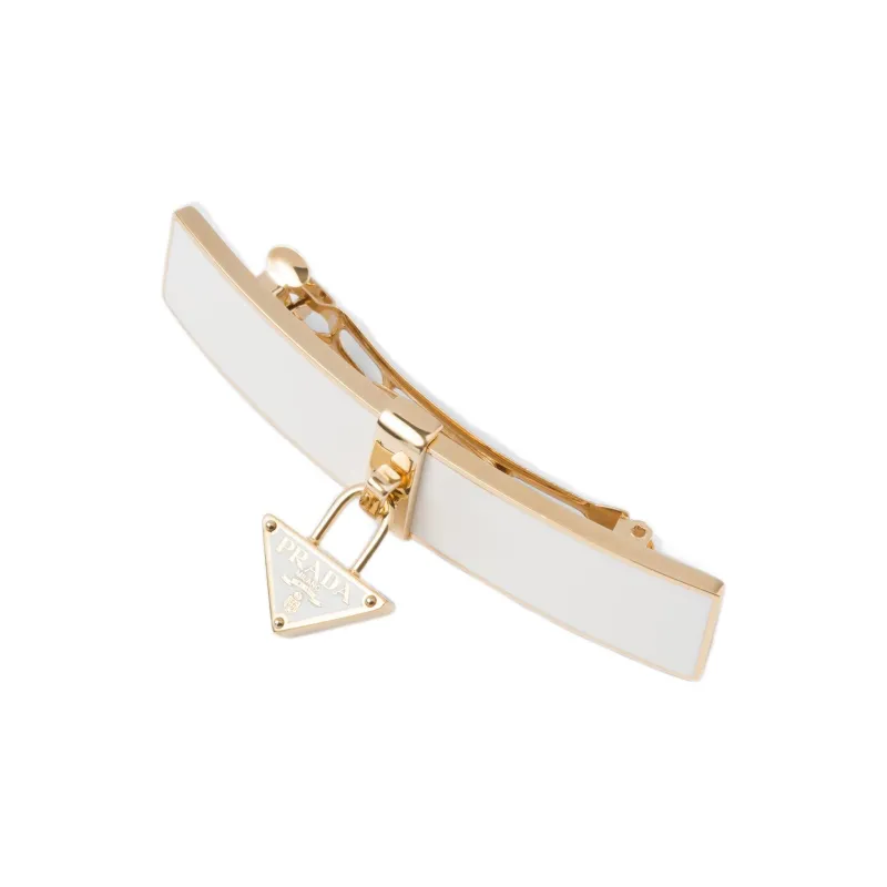 PRADA Hair Clips Women's White-1