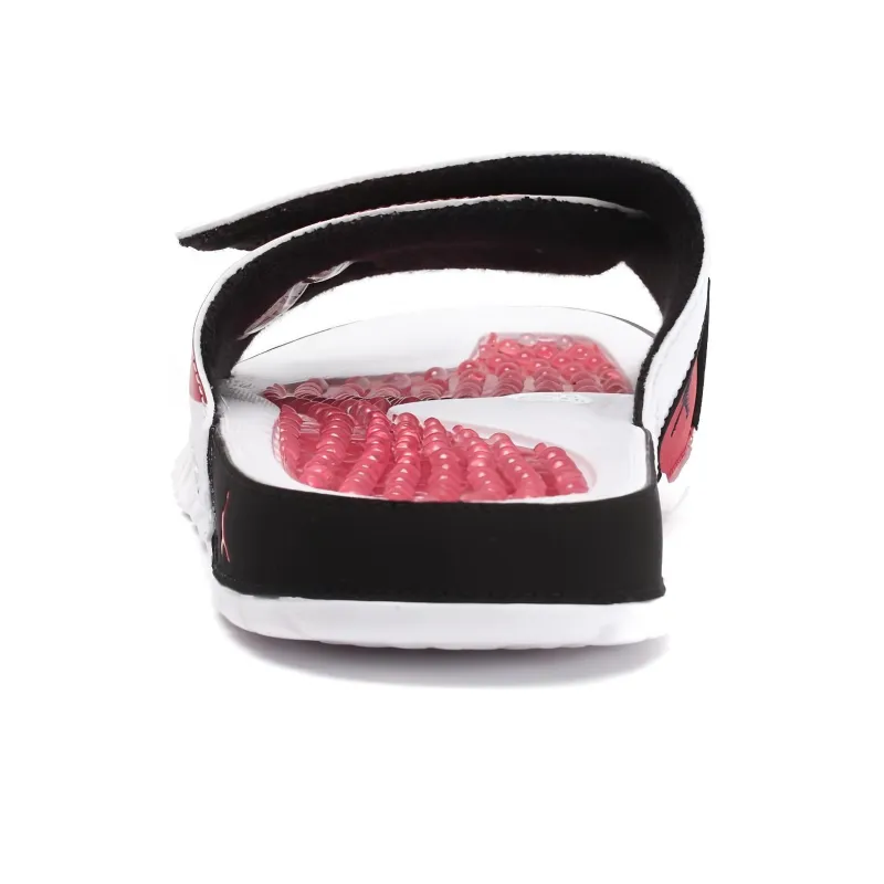 JORDAN Hydro Ii Retro Slides Sandals 'White Red'-3