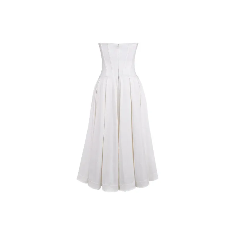 HOUSE OF CB LADY Sleeveless Dress Women's White/White-1