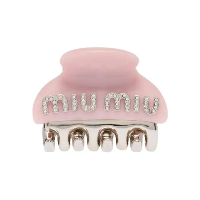 MIU MIU Hair Clips Women's Pink-0