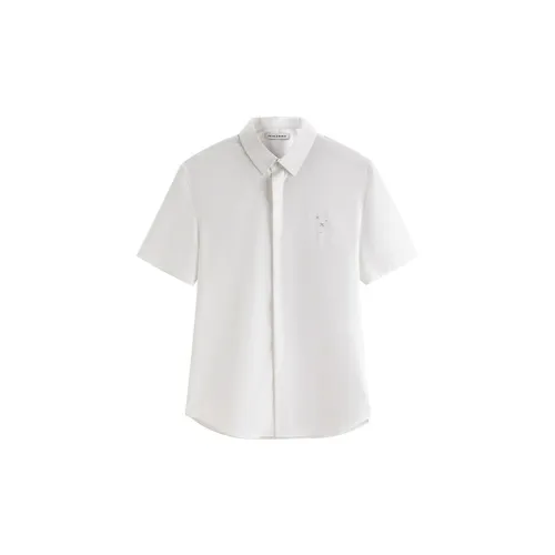 PEACEBIRD MEN Shirts Men White 1 Slim Fit