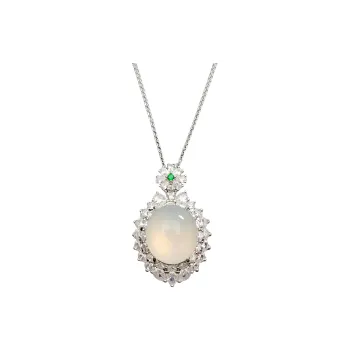 Gifts Chalcedony Jade Necklaces Women's