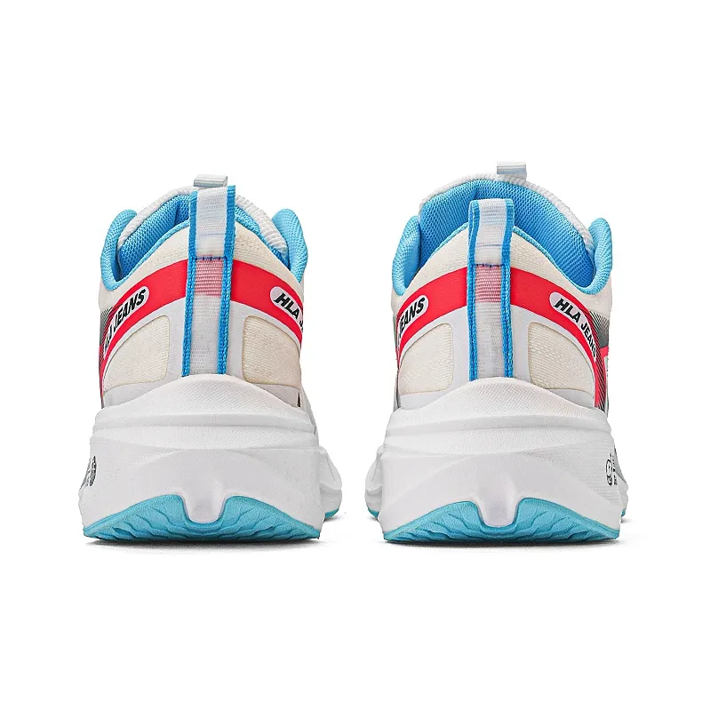 HLA JEANS Cushioning Rebound Wear-Resistant Lightweight Breathable Slip-Resistant Low-Top Running Shoes Unisex-10