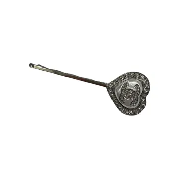 CHANEL Hair Clips Women's Silver