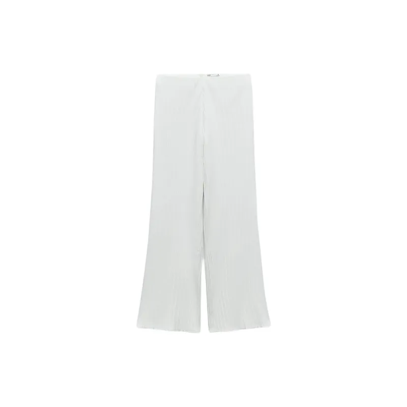 ZARA Casual Pants Women's White-1