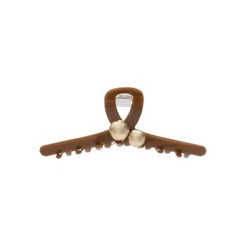 ROYALSASA Acrylic, Faux Pearl Hair Clips Women's