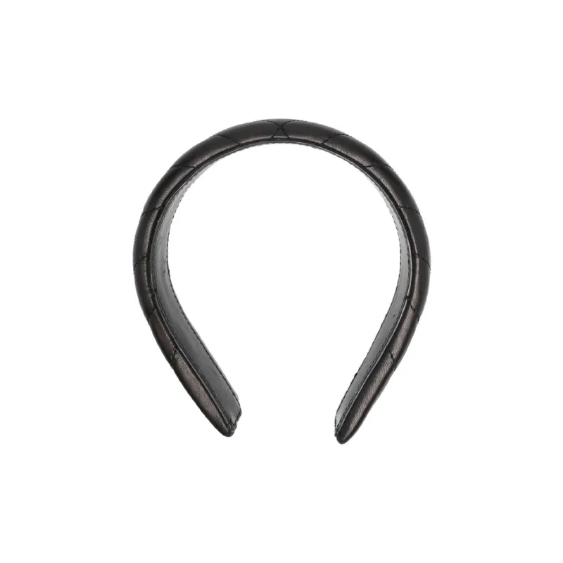 GUCCI Chevron Quilted Leather Headband-0