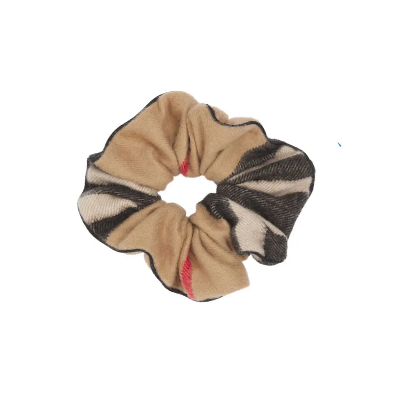 Burberry Check pattern Cashmere Scrunchie-2