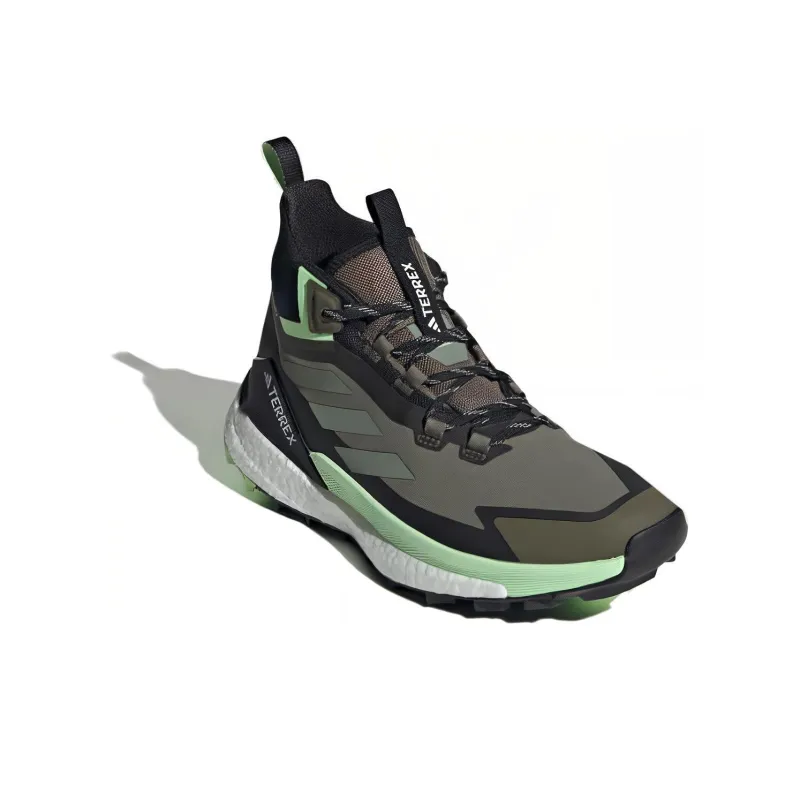 Adidas Terrex Free Hiker Gore Tex 2.0 Olive Strata Silver Green Aurora Black-2