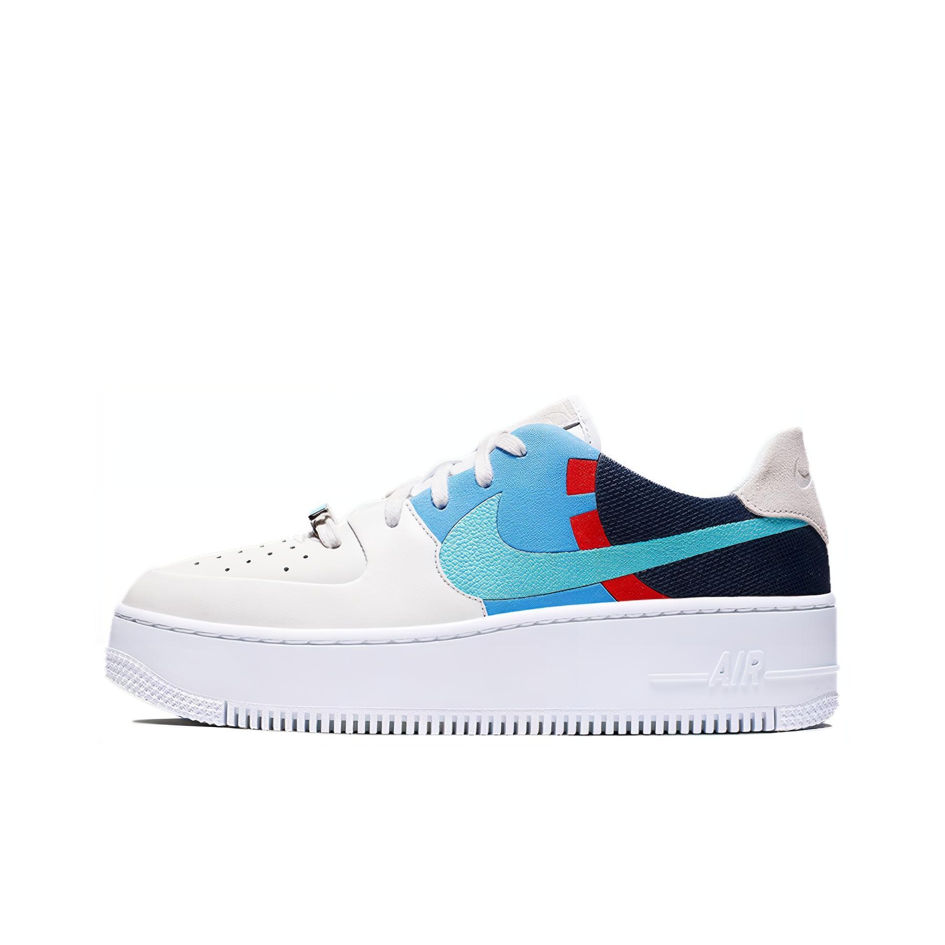 Nike air force sage low blue best sale