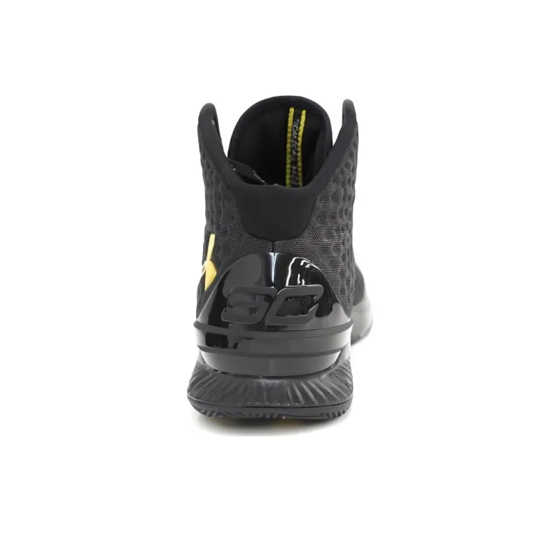 Under Armour Ua Curry 1 Black And Gold Banner-3