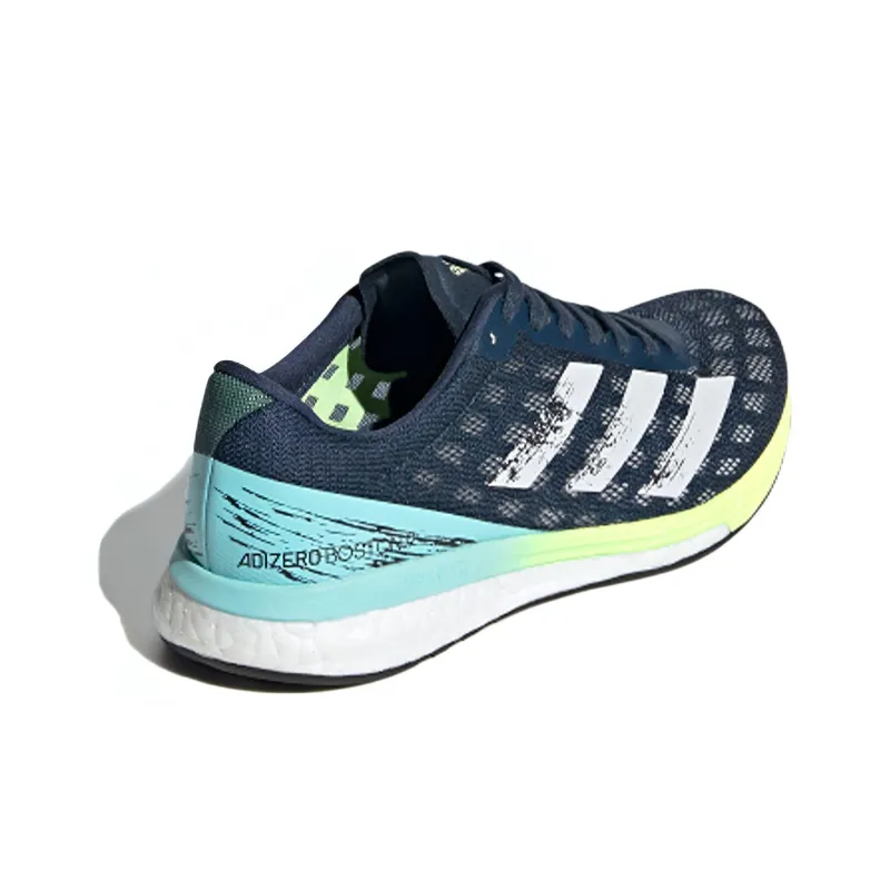 Adidas Adizero Boston 9 'Blue White Yellow' Women's-4