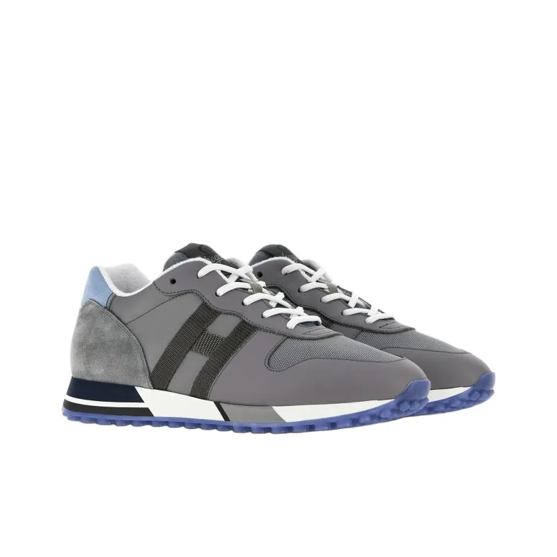 HOGAN H383 Panelled Lace-up Sneakers-2
