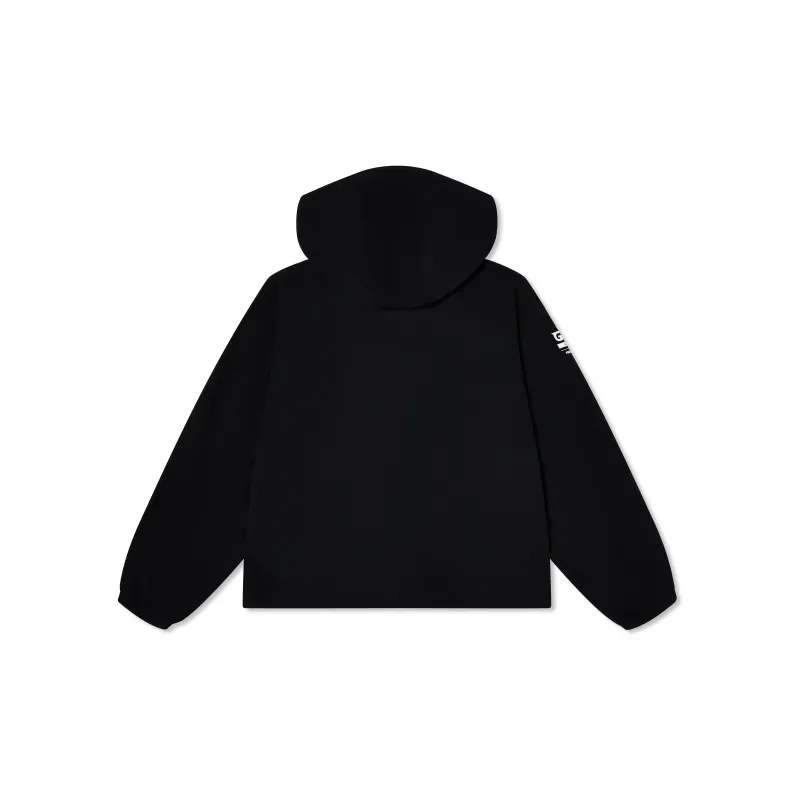 Kappa Windproof Trench Coat Men's Black-1
