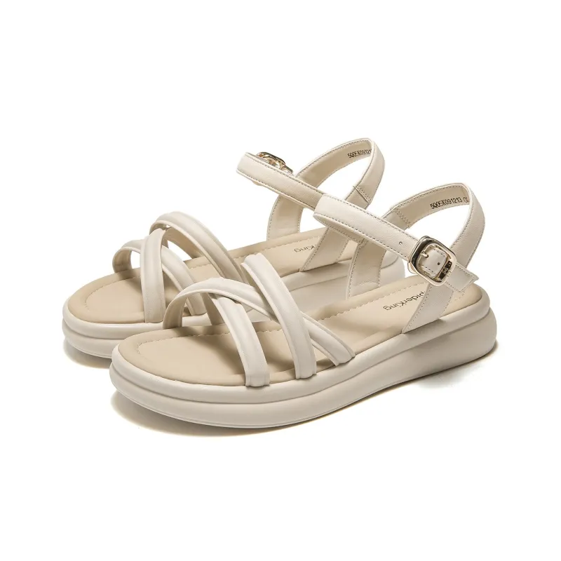 Spider King Strap Sandals 3.6cm Women's Ecru-2