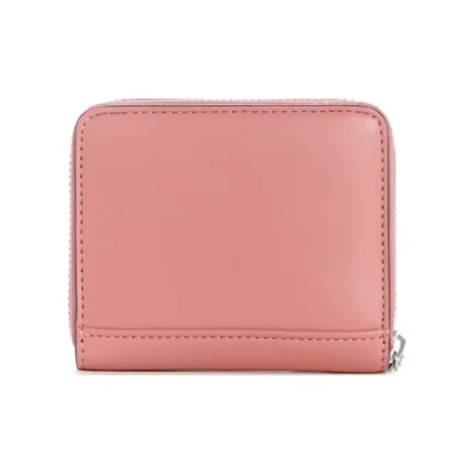 GUESS Artificial Leather Wallet Small Size Women's Pink-1