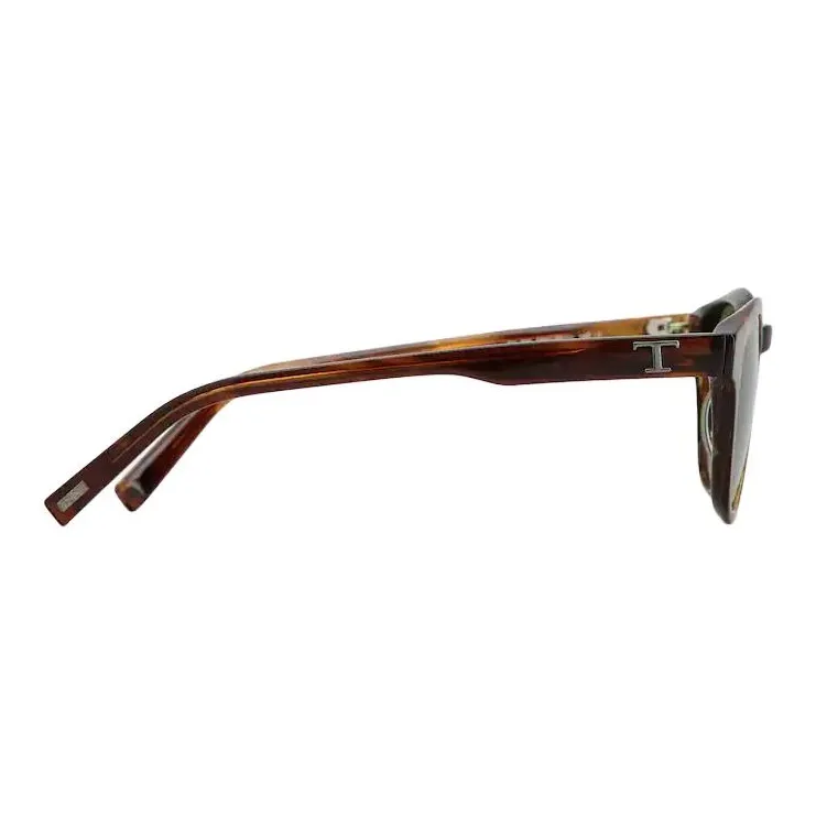 TOD'S Acetate Irregular Shape Sunglasses Men's Tortoiseshell-3
