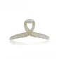 Jelly Gray Tubas Claw Clip