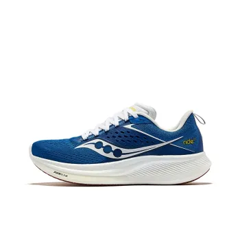 Saucony RIDE 17 Low Top Running Shoes Men's Blue White