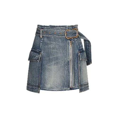 AIVEI Denim Short Skirts Women's Glacier Blue/3200