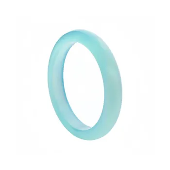 Artisan Lock Heart Jade Chalcedony Jade Bangles Women's