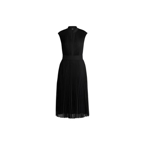 HUGO BOSS Sleeveless Dresses Women's Black