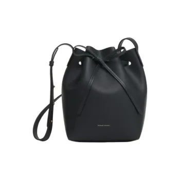 MANSUR GAVRIEL Plant Tanned Leather Bucket Bags Shoulder Bag Crossbody Bag Mini Women's Black & Blue