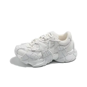 MIS. DANNY Breathable Chunky Sneakers Women's White