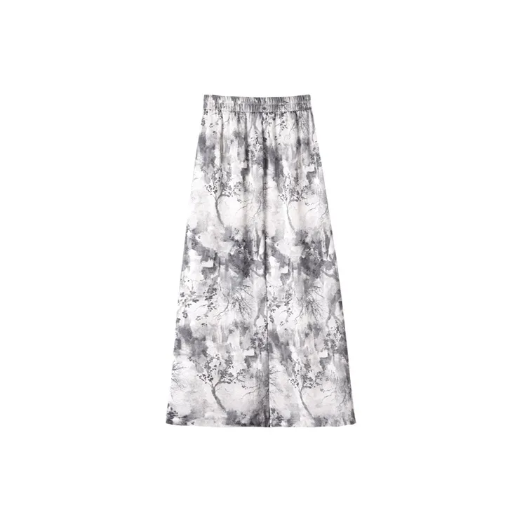 HIPPIEMISS Denim Long Skirts Women's Black-9