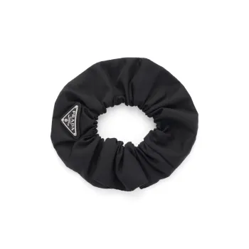 PRADA Triangle logo Scrunchie