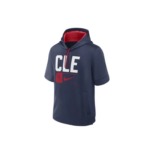 Nike Cleveland Guardians Sweatshirts Men Marine Blue