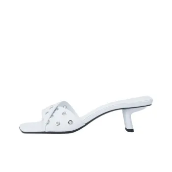 By Far Rocco Other Quiet Slide Slippers Women's White