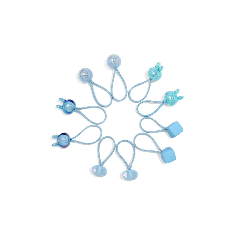 ROYALSASA Rubber Band Acrylic Hair Tie Kids'-0
