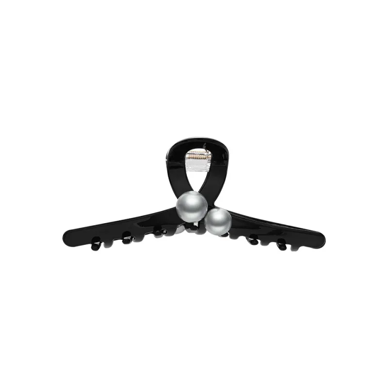 ROYALSASA Acrylic, Faux Pearl Hair Clips Women's-1