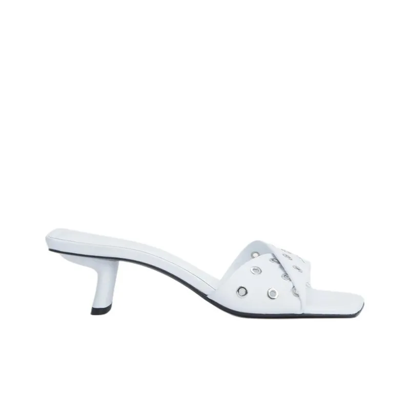 By Far Rocco Other Quiet Slide Slippers Women's White-1