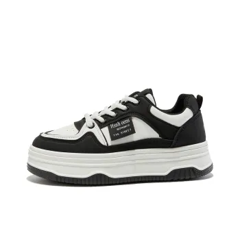 Little Red Man Lightweight Height Increasing Coverage Low-Top Skateboard Shoes Women's