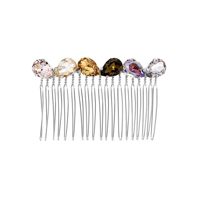 ROYALSASA Alloy, Faux Crystal Hair Accessories Women's Multicolor-1