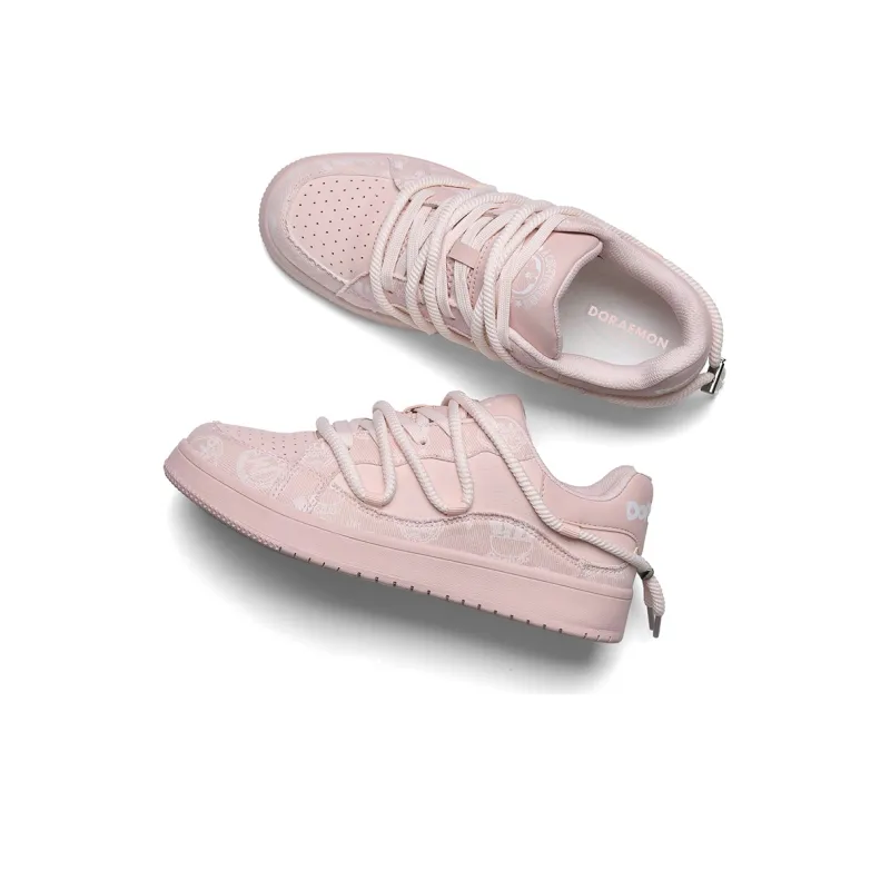 DoraemonA Box Limited Edition Puffy Shoes Low-Top Skateboard Shoes Unisex-159