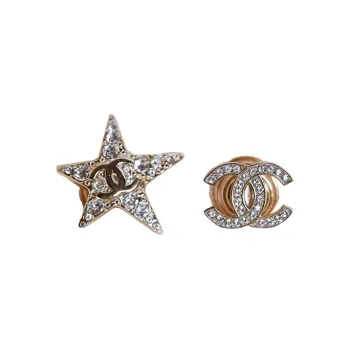 CHANEL Hair Clips Women's Gold