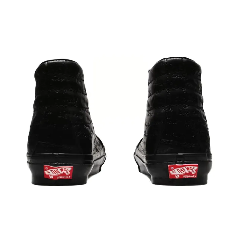 Vans Sk8 Hi Lx Jim Goldberg Black Leather-3