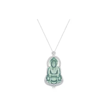 Far Mountain Joe Ice Glutinous Jadeite Necklaces Unisex