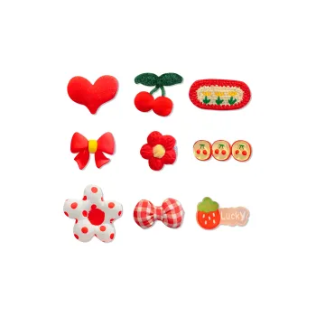 ARPOLINE Hair Clips Women's Red