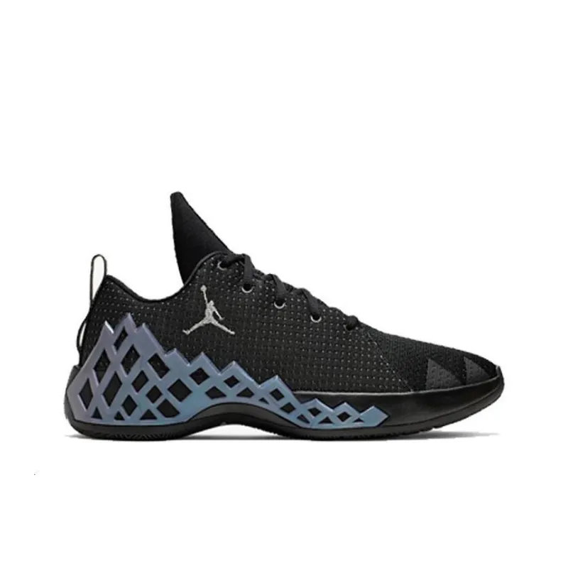 Jordan Jumpman Diamond Low Black Metallic Silver-1