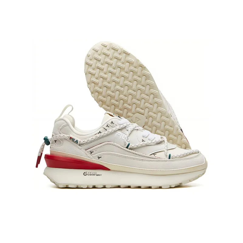 FILA FUSION Fila Jogger Dx XMas LowChunky Sneakers Grey/Red/Green-4